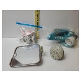 Shower Head, Toilet Paper Holder Bracket, Mirror