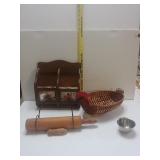 Rolling Pin, Chicken Basket And More