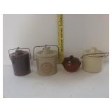 Stoneware Canisters
