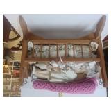 Doll Crib, Dolls, And Blankets