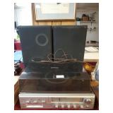 Record Player With Two Large Speakers