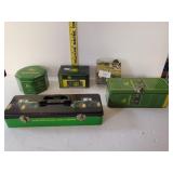 John Deere Tins, Sugar Caddy And Puzzle