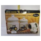 John Deere 3 Piece Canister Set