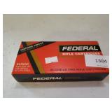Federal Rifle Cartridges 20 Center Rifle