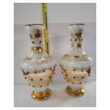 Vintage Balboa Venetian Glass Vases