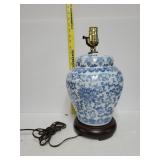 Blue And White Lamp