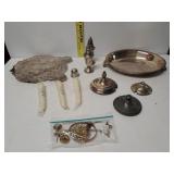 Silver Like Dishes And Candles