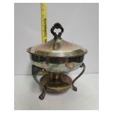 Silver Like Serving Dish