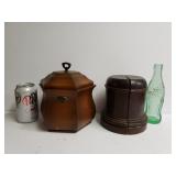 Decorative Box, Book Ends & Coca-Cola Bottle