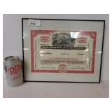 Reading Company Railroad Stock Certificate Stell