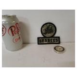 US Navy Seabees Issued Velcro Uniform Patch & USN