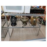 Two Tier Metal Shelf (Contents Not Included)