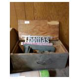 Wooden Crate & Thomas Built Buses Plaque