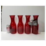 Red Vases