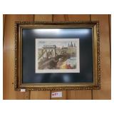 Number & Signed Print