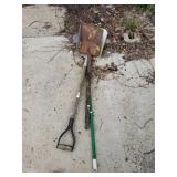 Yard Tools- Shovels & Broom