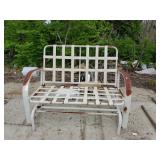 Metal Outdoor Glider Bench