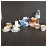 Miac Glassware - (2) Moose Mugs & Mini Teacups