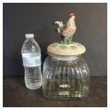 Jar w/ Rooster Lid