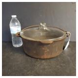 Wagner Ware Sidney 0 Cast Iron Pot w/ lid