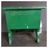 Vintage Painted Shoe Shine Box