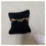 Bracelet w/Baltic Amber Marked 925 (10.52 grams)