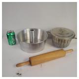 Rolling Pin, Bundt Cake Pan, Pan