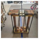 Vintage Croquet yard Set