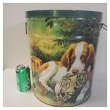 Quail Unlimited "Popcorn" Tin Advertising