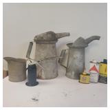 Metal Oil Cans, Oilers, Advertising Oilers