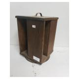 Wooden turnside spice rack