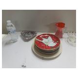 Ashtray marked Italy, Collector Plates, Small