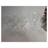 Clear Glass Stem Wine Glasses