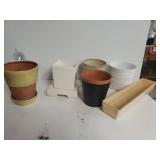 Small Flower Pots,some made in Hungary, vietnam,