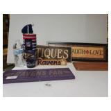 Home Decor Signs & Ravens Collector Items