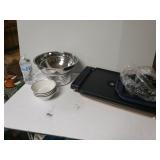 Stainless Pots, Steamer basket, Bowls, baking
