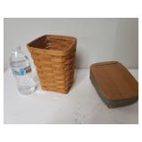 Longaberger Basket & Recipe Basket