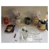 Baking Pan, Salt & Pepper Shakers, Candleholders