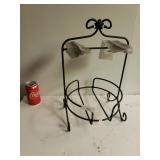 Longaberger Wrought Iron Fruit Bowl & Mug Holder