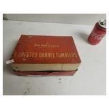 Vintage Budweiser 6 Crested Barrel Tumblers