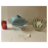 Mid-Century Modern Glassware - Covered Casserole