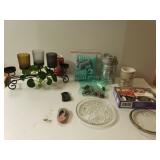 Misc Items - Puppy Puzzle, Candle Holder,