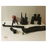 Sportsman Items - Walkie-Talkies, Binoculars,
