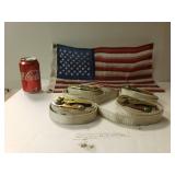 Motorcycle Flag Pole & American Flag & Harley