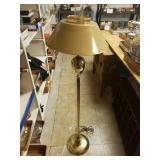 Brass Standing Floor Lamp w/ Shade