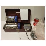 Fishing Tackle Box w/ Fishing & Marine Gear