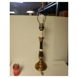 Slim Brass Table Top Lamp