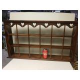 Hanging Wooden Shelf Unit