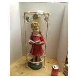 Vintage Metal Plant Stand w/ Girl reading book
