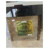 Metal Oyster Sign Satisfaction Salisbury Packing